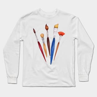 fan of brushes Long Sleeve T-Shirt